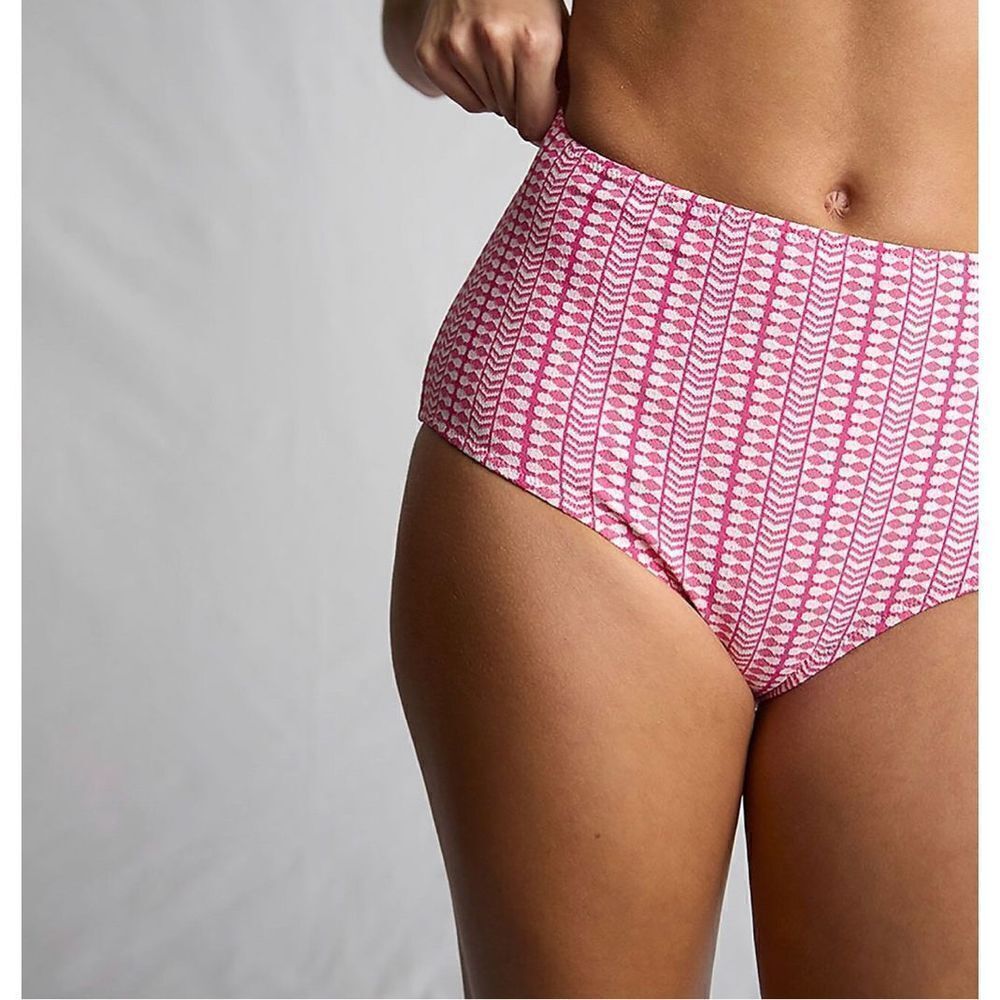 Lemlem Lola High Waist Bottom Pink Print sz Small